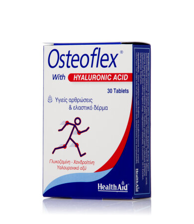 Health Aid Ostoflex with Hyaluronic Γλυκοσαμίνη, Χονδροϊτίνη Υαλουρονικό οξύ 30Tabs