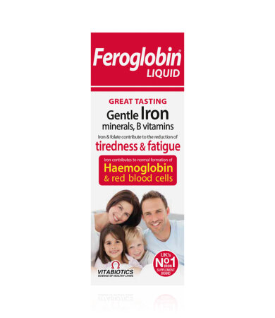 Vitabiotics Feroglobin Συμπλήρωμα Διατροφής με Σίδηρο για Ενέργεια και Τόνωση 200ml