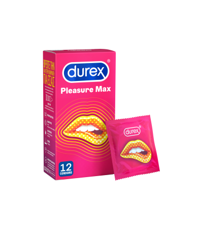 Durex Pleasure Max Προφυλακτικά 12τμχ