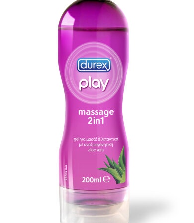 Durex Massage Aloe Gel Λιπαντικό 200ml