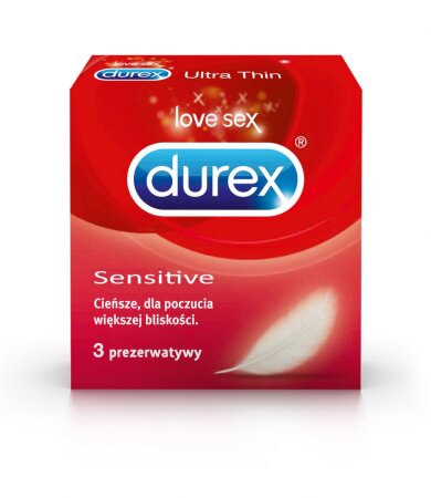 Durex Sensitive Προφυλακτικά 3τμχ New