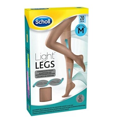 Scholl Light Legs Καλσόν Διαβαθμισμένης Συμπίεσης 20Den Μπεζ Χρώμα Medium