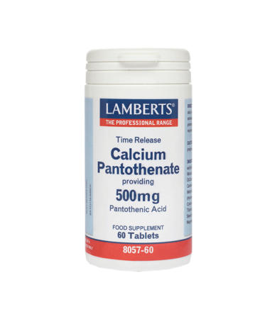 Lamberts Calcium Pantothenate 500mg 60Tabs
