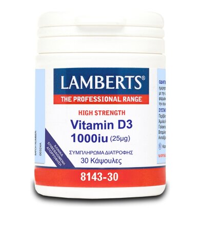 Lamberts Vitamin D3 1000iu 30Caps