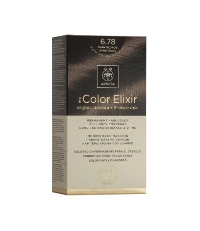 Apivita My Color Elixir No6,78 ξανθό σκούρο μπεζ περλέ 50&75ml