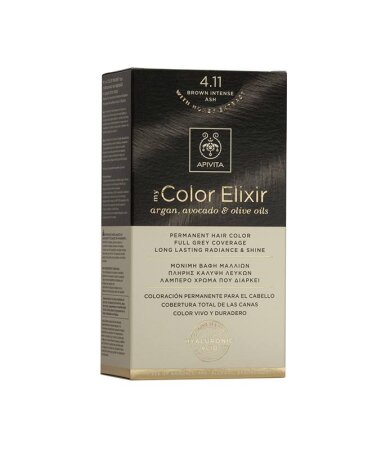 Apivita My Color Elixir No4,11 καστανό έντονο 50&75ml