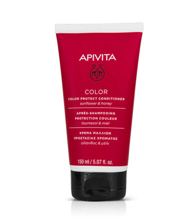 Apivita Μαλακτική Κρέμα Προστασίας Χρώματος για Βαμμένα Μαλλιά Ηλίανθος & Μέλι 150ml