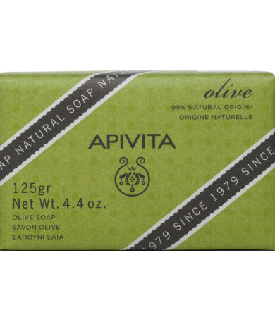 Apivita Natural Soap Σαπούνι με Ελιά για τις ξηρές επιδερμίδες 125gr