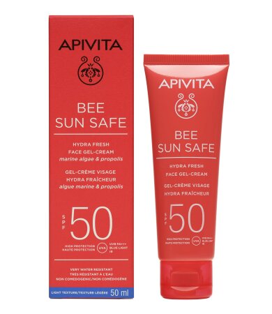 Apivita BEE SUN SAFE Κρέμα-Gel Προσώπου SPF50 50ml