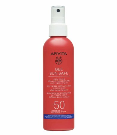 Apivita BEE SUN SAFE Spray Ελαφριάς Υφής για Πρόσωπο & Σώμα SPF50 200ml