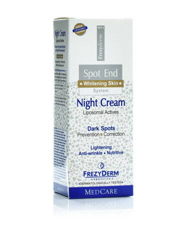 Frezyderm Spot End Night Cream Λευκαντική κρέμα Νύχτας 50ml