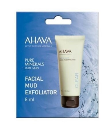 Ahava Time To Clear Facial Mud Exfoliator για Απολέπιση Προσώπου 8ml