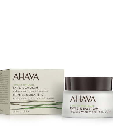 Ahava Time To Revitalize Extreme Day Cream, Κρέμα Ημέρας Άμεσης Σύσφιξης Προσώπου 50ml