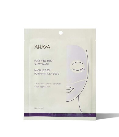 Ahava Purifying Mud Sheet Mask, Μάσκα Προσώπου Με Λάσπη 18g
