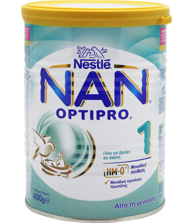 Nestle Nan Optipro 1 Γάλα Πρώτης Βρεφικής Ηλικίας 400gr