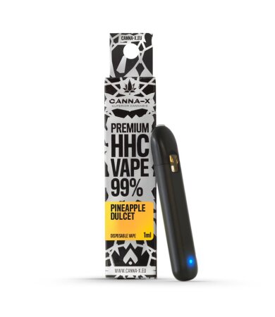 Canna-X Ηλεκτρονικό Τσιγάρο Μιας Χρήσης 99% HHC Pineapple Dulcet – 1ml