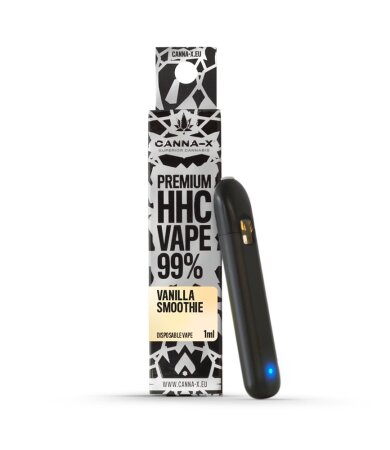 Canna-X Ηλεκτρονικό Τσιγάρο Μιας Χρήσης 99% HHC Vanilla Smoothie – 1ml