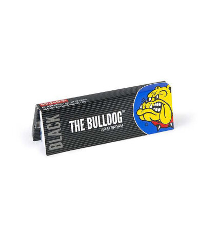 The Bulldog Amsterdam King Size Χαρτάκια Black Μεσαίο 1&1/4 + TIPS με Τζιβάνες – 1τεμ